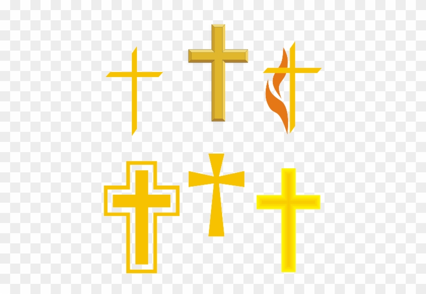 Yellow Cross Clipart Christianity Cliparts Free Download - Christianity Symbols Of The Church #110007