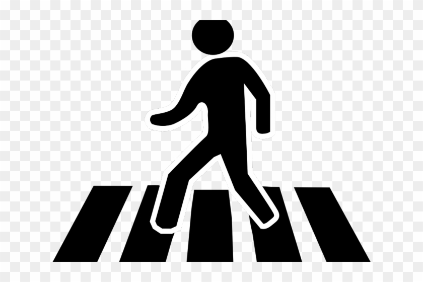 Cross Walk Cliparts - Zebra Crossing Clip Art #110037