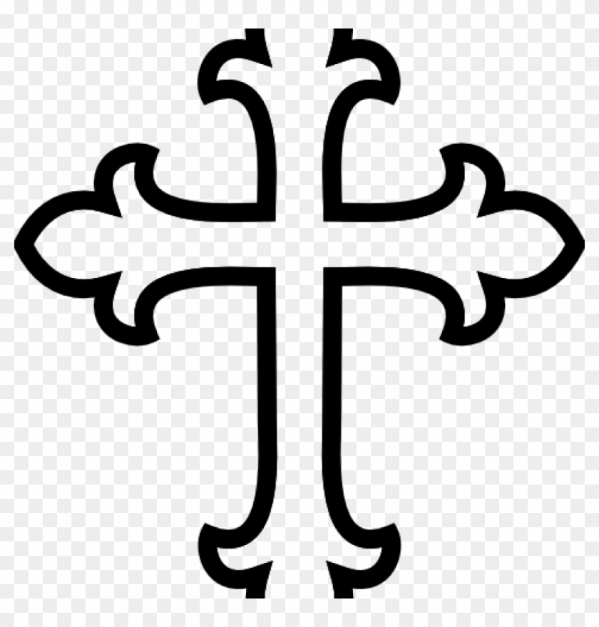 Cross Clipart Black And White Image Of Black And White - Cross Clipart Black And White #110099