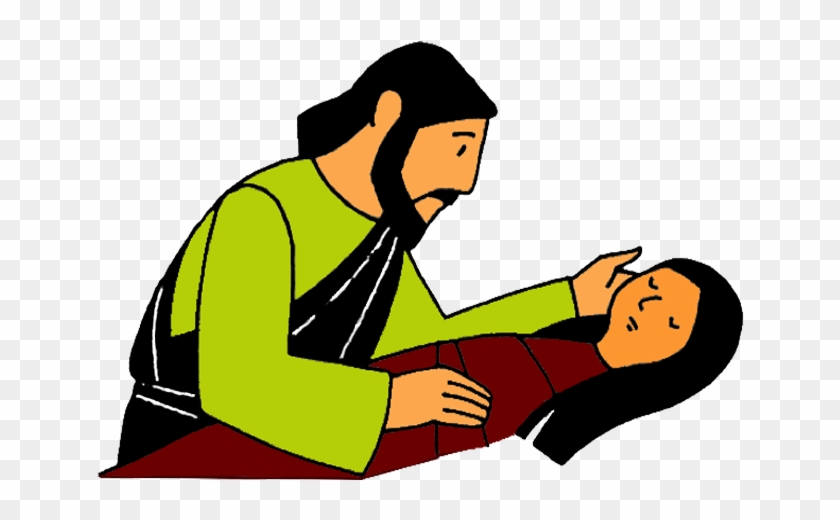 Jesus Raises Jairus Daughter Clipart #110214