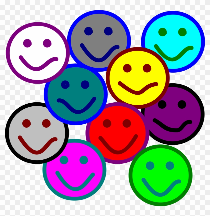 Group Of Happy People Clip Art - Friendliness Clipart #110481