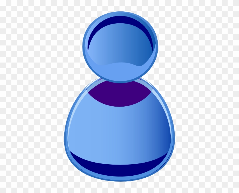 Blue Symbol Person Clip Art At Clker - People Symbol Clip Art #110607