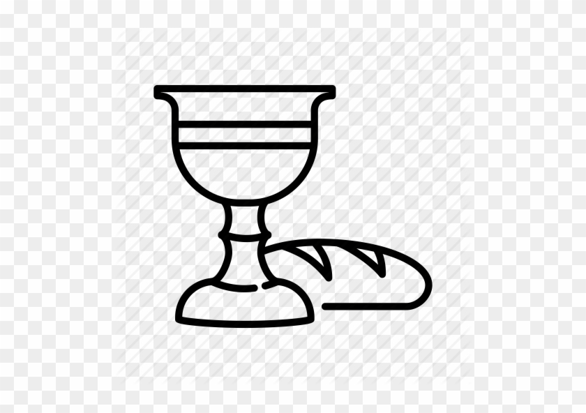Cup And Bread Icon #110639
