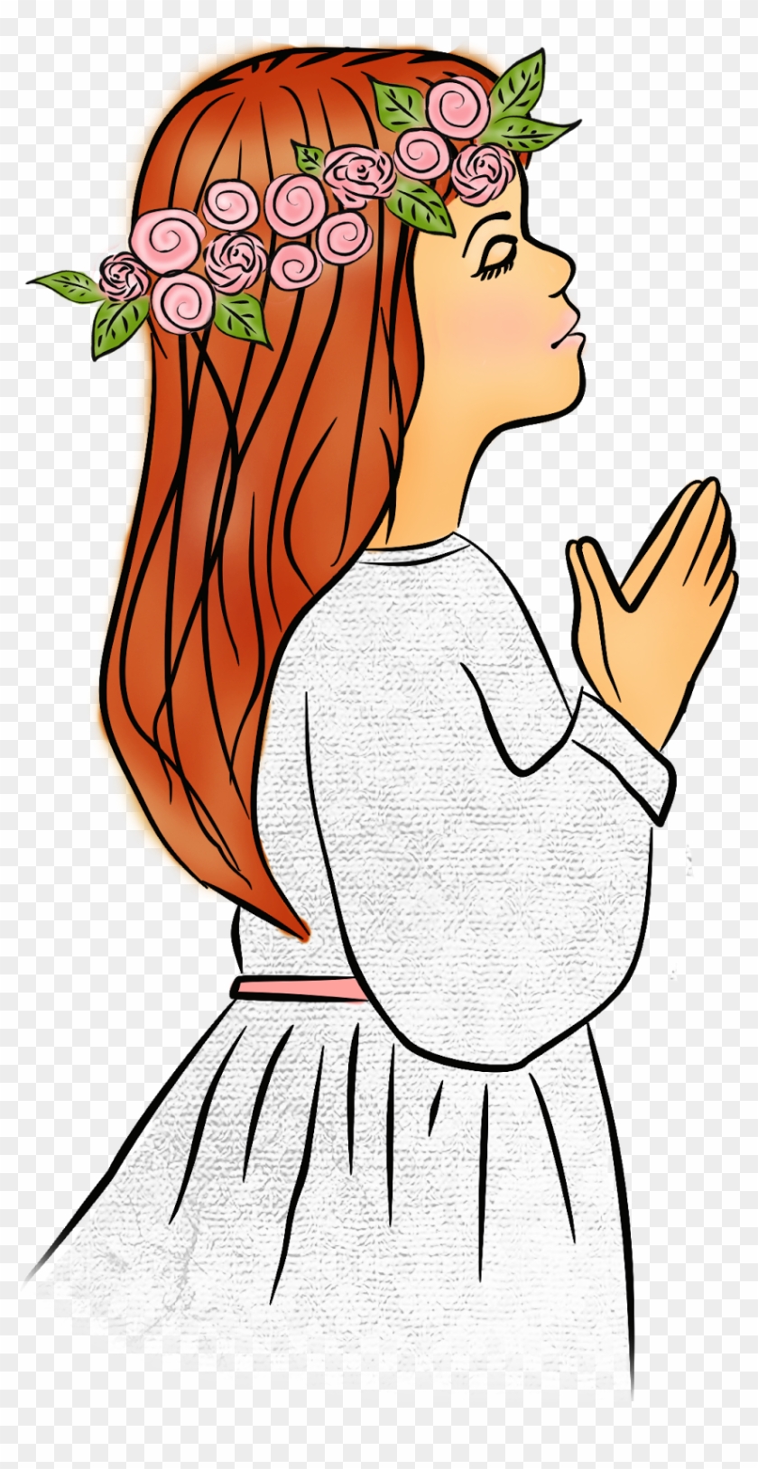 First Holy Communion - Pierwsza Komunia Święta Dziewczynka #110811
