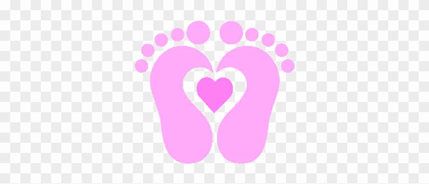 Baby Shower Animal Clip Art Baby Shower Invitations - Pink Baby Foot Print #110950