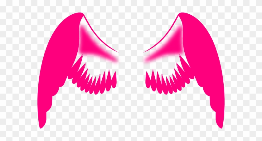 Pink Angel Cliparts - Pink Angel Wings Clip Art #111429