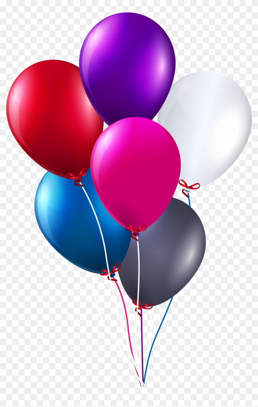 Balloon Clipart Balloon Bunch - Happy Birthday Balloons Png #111530