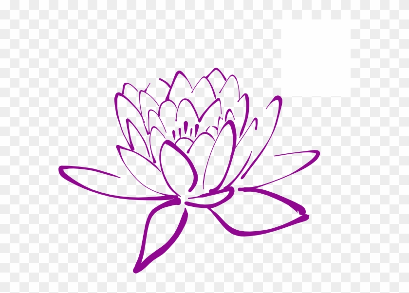 Magnolia Flower Clipart Free Clip Art Images - Purple Lotus Clip Art #111565