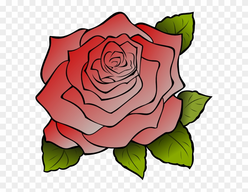 Red Rose Clip Art - Rose Clipart #111611