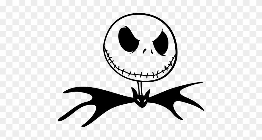 Jack Nightmare Before Christmas Face For Kids - Jack Skellington #589230