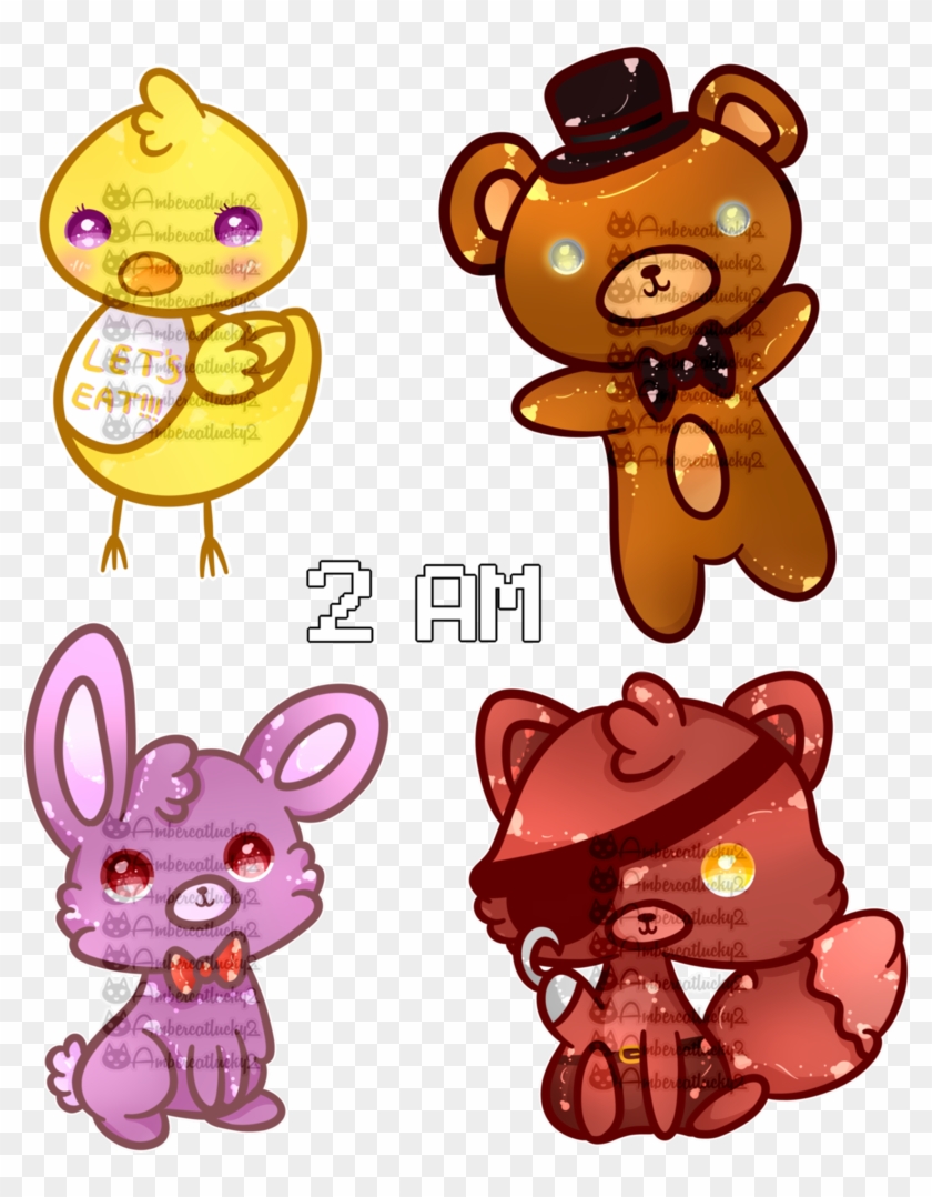 Five Nights At Freddys By Ambercatlucky2 - Five Night At Freddy's Chibi #589334