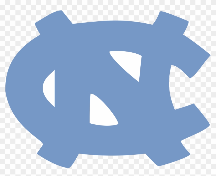 Unc Tar Heels Logo Black And White - North Carolina Tar Heels #589351