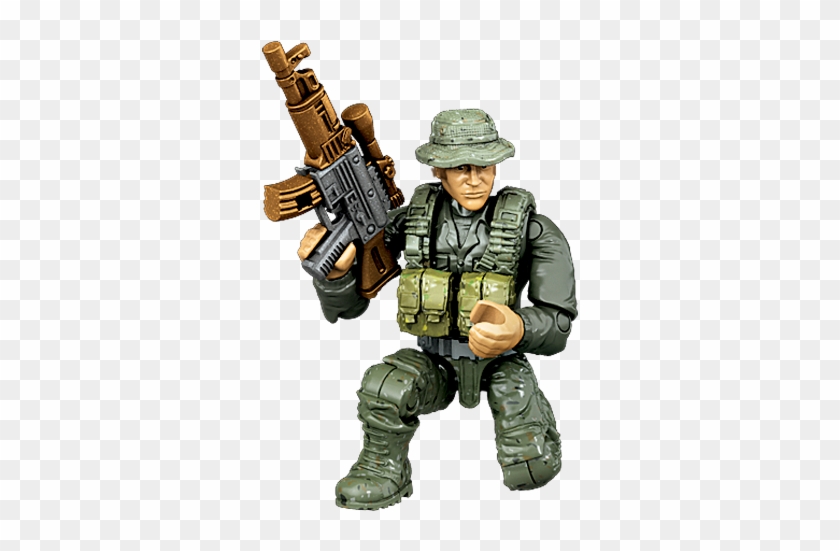 Jungle Soldier - Mega Bloks Call Of Duty - Jungle Rangers #589378