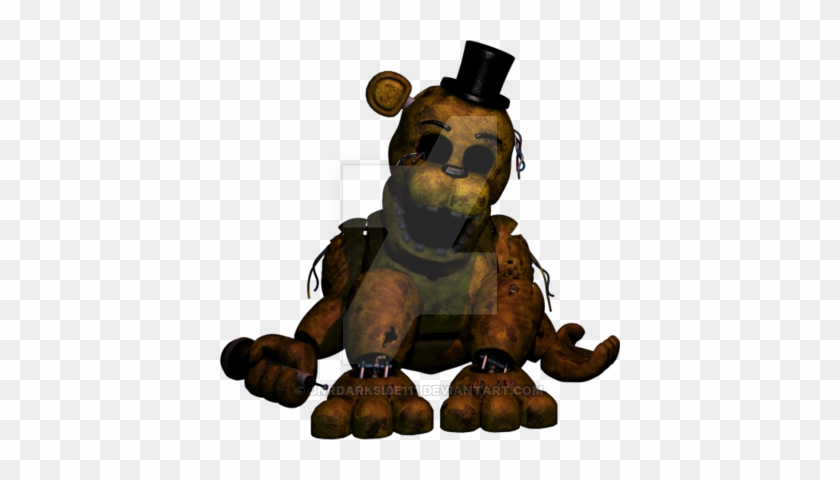 Golden Freddy In Five Nights At Freddy's 2 By Jnrdarkside111 - Five Nights At Freddy's 2 Golden Freddy #589471