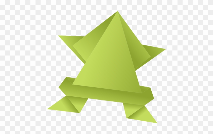 Origami Paper Transparent Png Or Svg To Download - Origami Estrela Ninja Png #589514