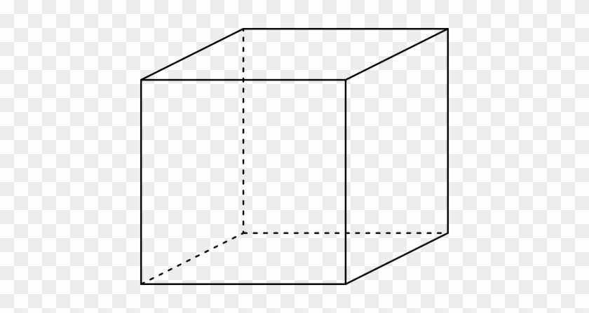 One Possible Interpretation Of The Necker Cube, Often - Interpretation #589530