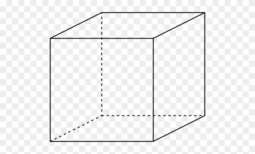 One Possible Interpretation Of The Necker Cube, Often - Necker Kocka #589538
