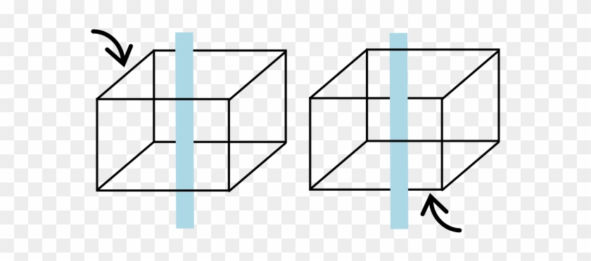 This Is An Example Of Two Identical Necker Cubes, The - Cube #589571