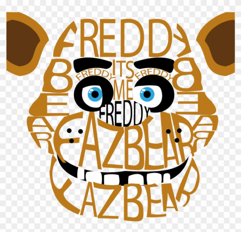 Five Nights At Freddy's Freddy Typography By Spectradash - Five Nights At Freddy's Svg #589624