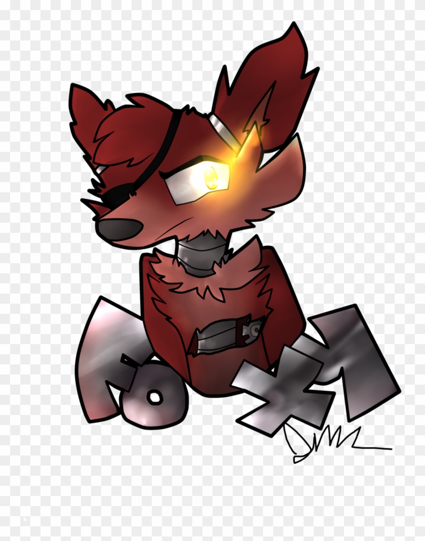 Foxy Five Nights At Freddy's By Toxic-justice - Cartoon #589659