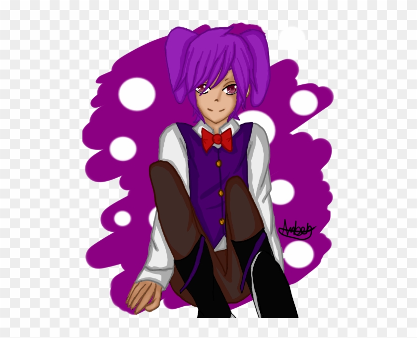 Five Nights At Freddy's Human Bonnie Speedpaint By - Five Nights At Freddy's Human Bonnie #589712