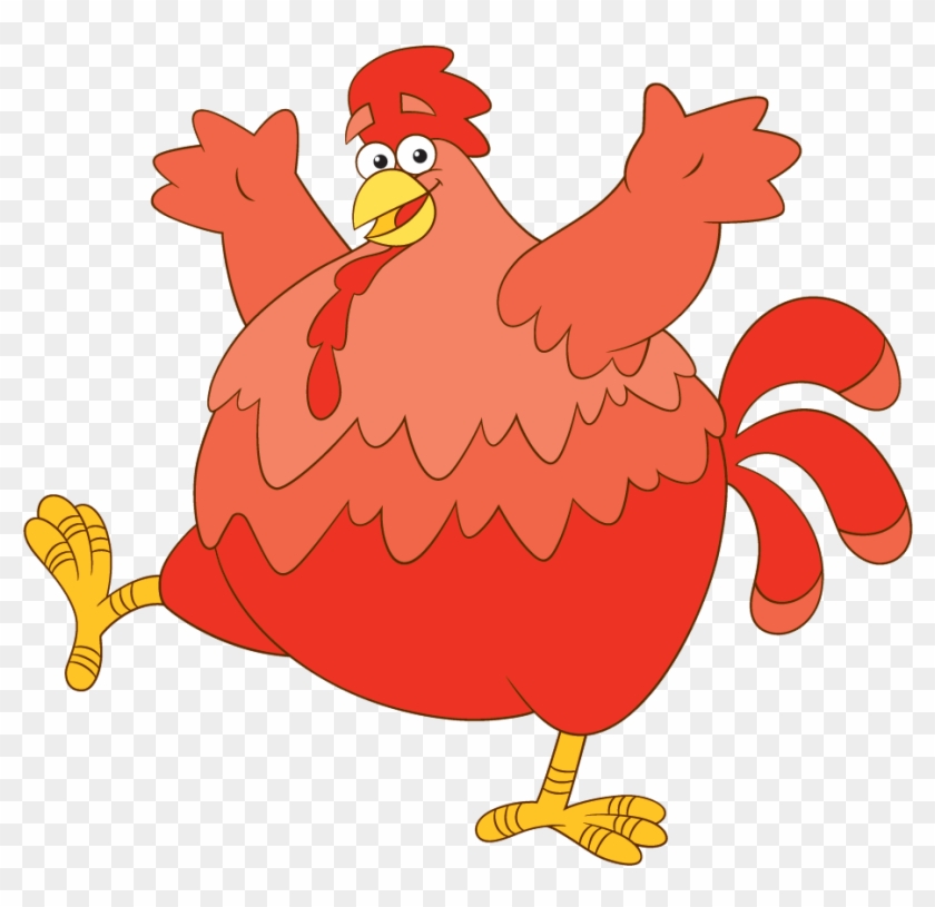 Dora The Explorer The Big Red Chicken Nickelodeon Nick - Dora The Explorer The Big Red Chicken Nickelodeon Nick #589897