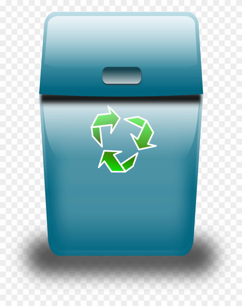 Trash Can - Geri Dönüşüm Kutusu Resmi Çizimi #589923