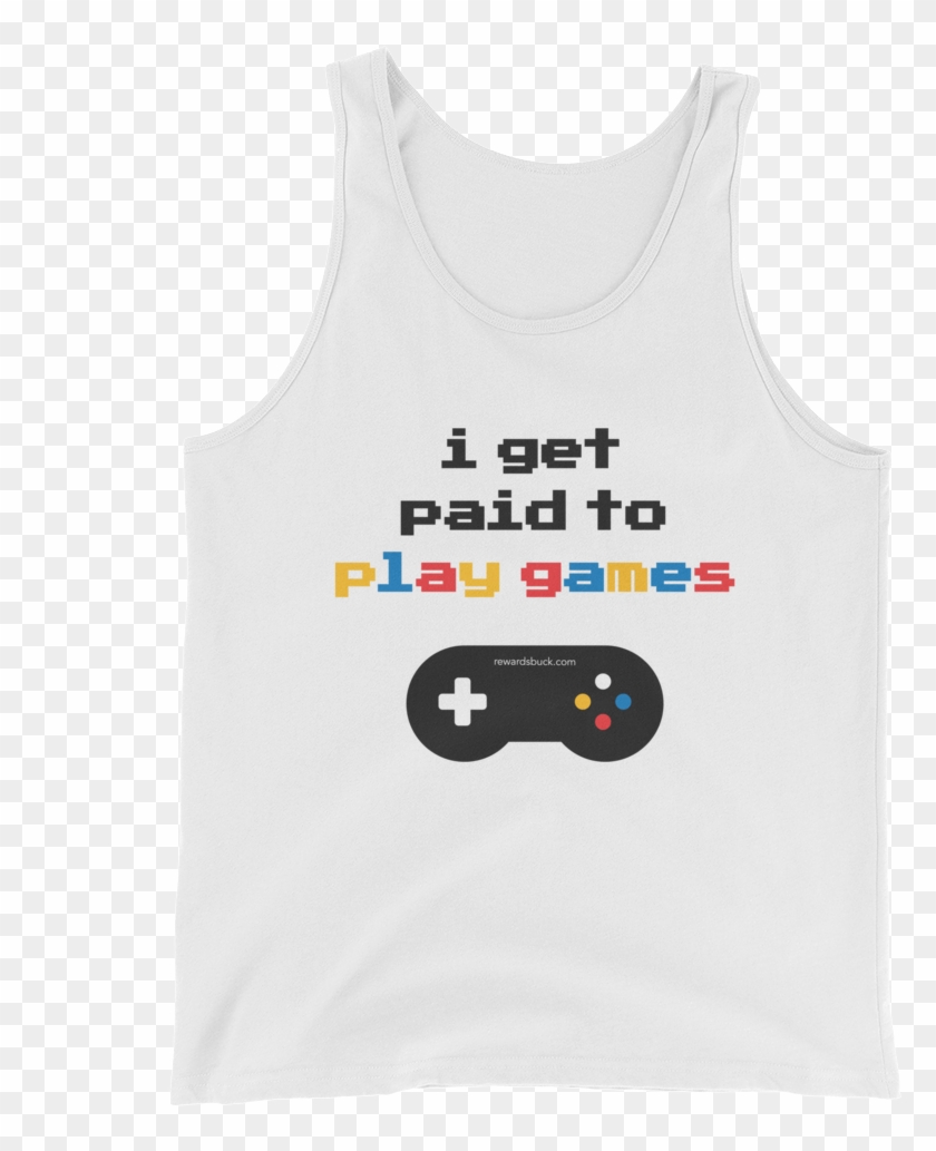 I Get Paid To Play Games Tank Top - Drawstring #589936