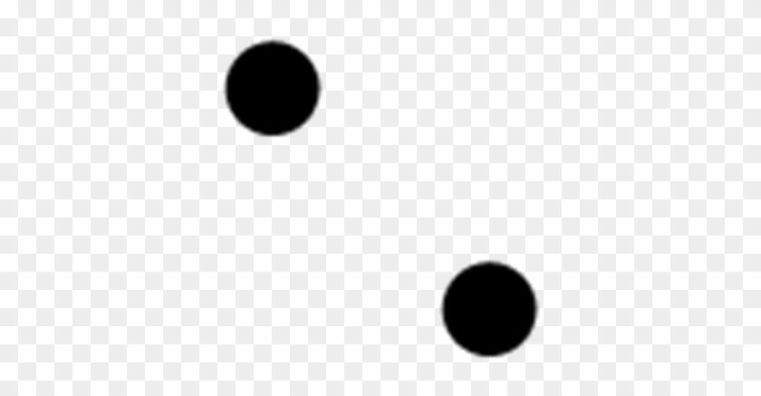 Dice Face 2 Black - Circle #590104