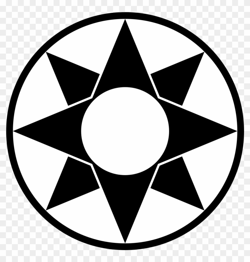 Ishtar Star Symbol Simplified Filled - Star Of Ishtar Png #590119