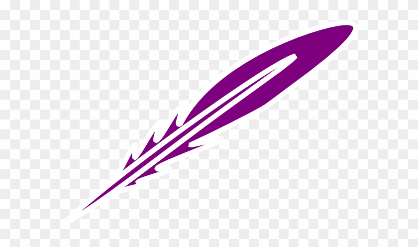Purple Feather - Purple Feather Clip Art #590129
