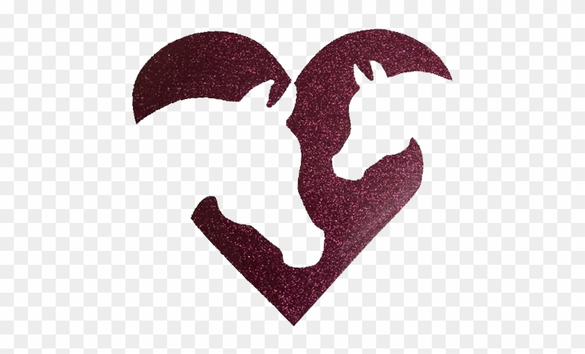 Aha Pink Glitter Heart Logo - Heart #590389