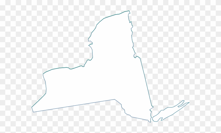New York State Clip Art - New York State White Png #590403