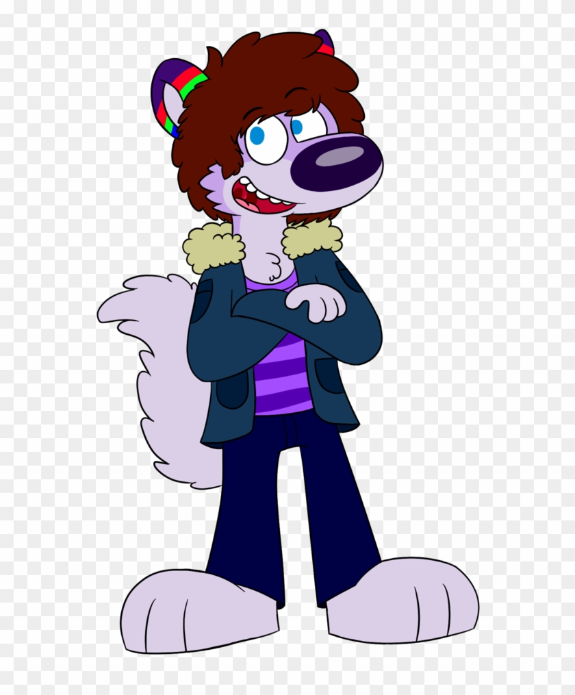 The Cool Purple Wolf By Aygodeviant - Cartoon #590417