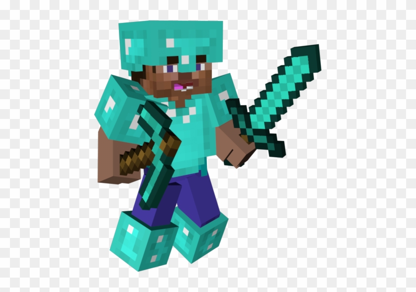 Minecraft 3d Character Png - Steve Minecraft 3d Png #590501