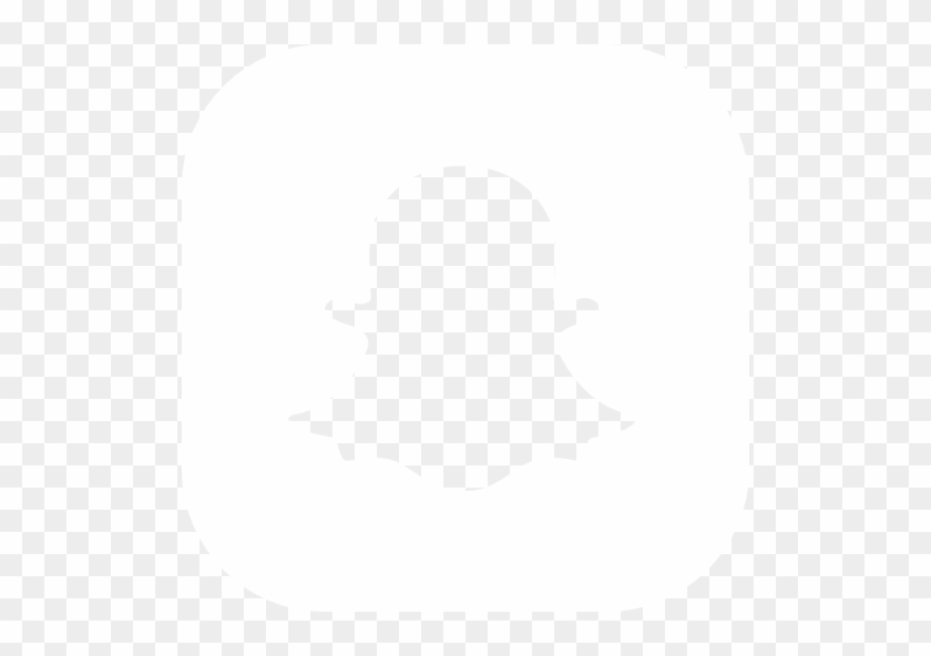 Black And White Snapchat Logo #590730