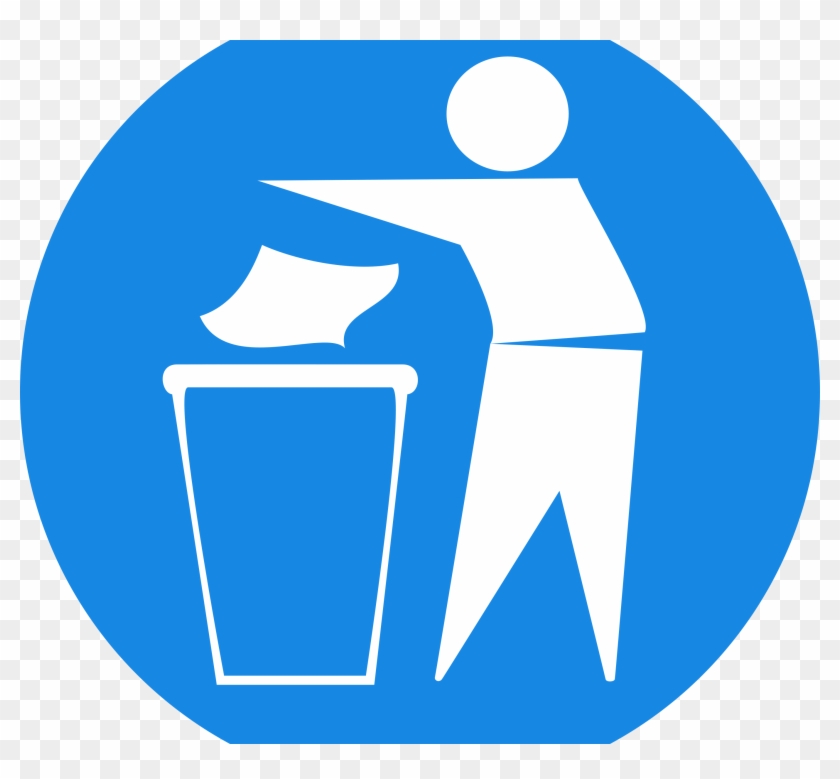Put Rubbish In Bin Signs 2 - Litter Sign #590771