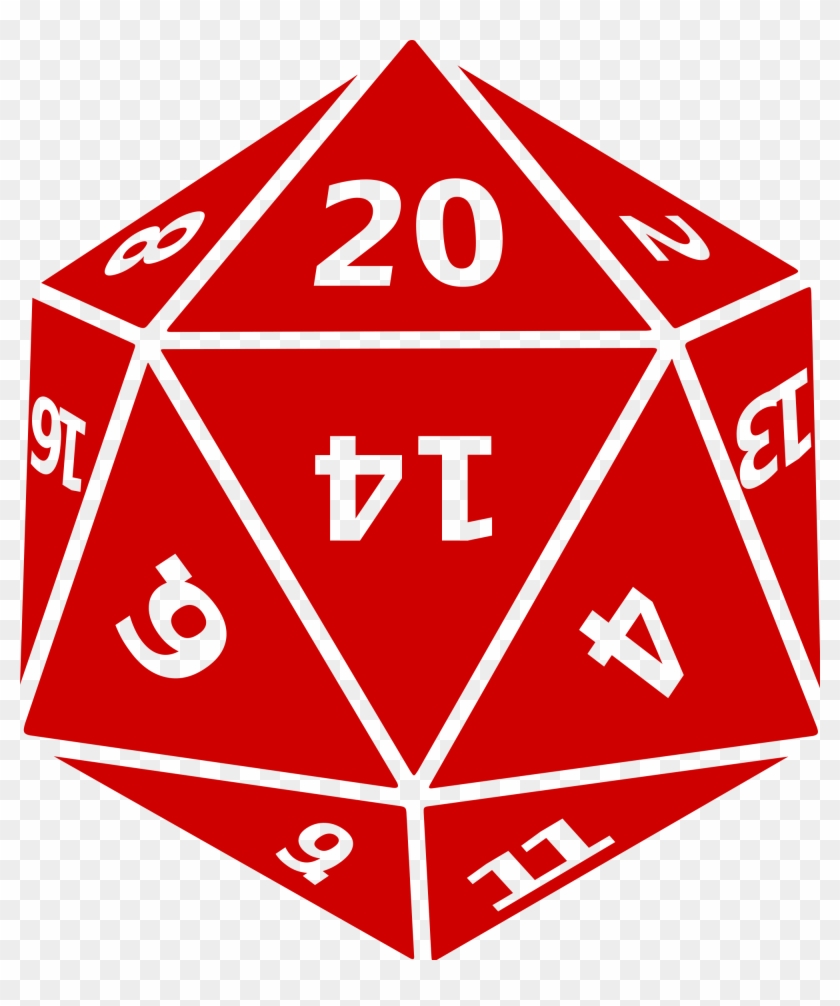 Twenty Sided Die - Dungeons And Dragons Svg #590774