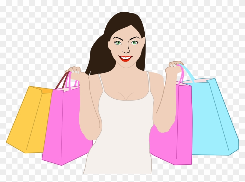 Shopping Woman - Shopping Clipart Transparent #590801