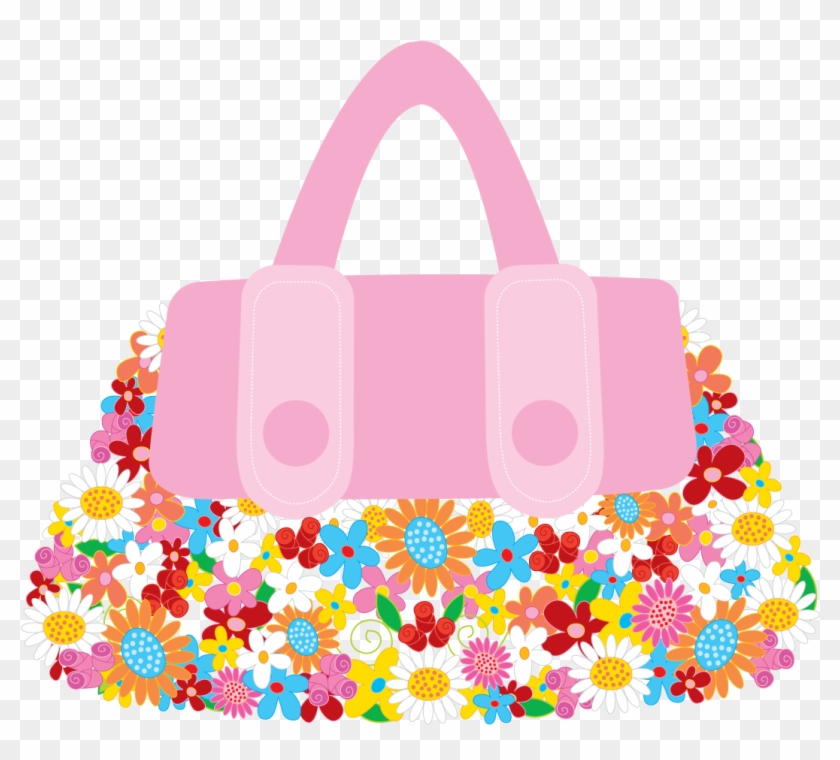 Free Vector Vector Bag Flowers - Flower Bag Vector #590809