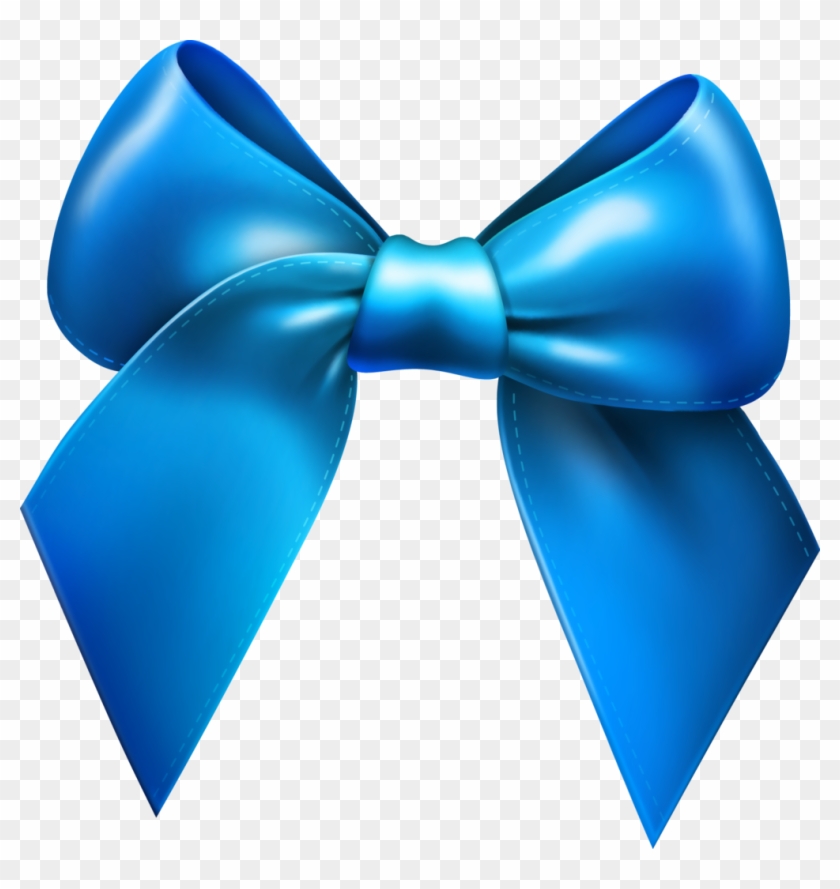 Blue Ribbon Bow Png For Kids - Blue Cartoon Bow Tie #590960