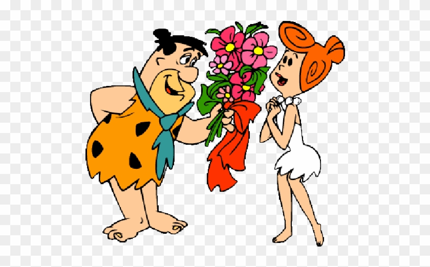 Flintstones Cartoon Clip Art Characters - Fred And Wilma Flintstone #590969