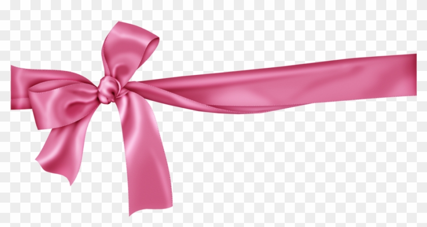 Pink Bow Transparent Background For Kids - Pink Ribbon Transparent Background #590970
