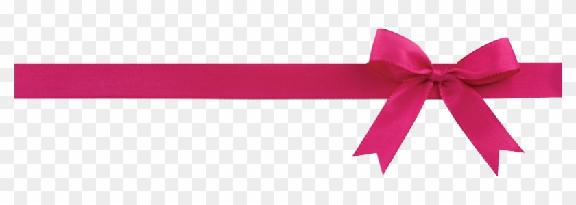 White Bow Png Image - Pink Bow Ribbon Png #590989
