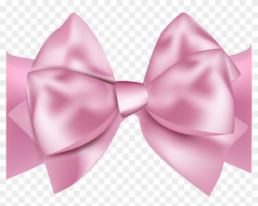 Pink Ribbon Clip Art - Pink Cartoon Bow #590996
