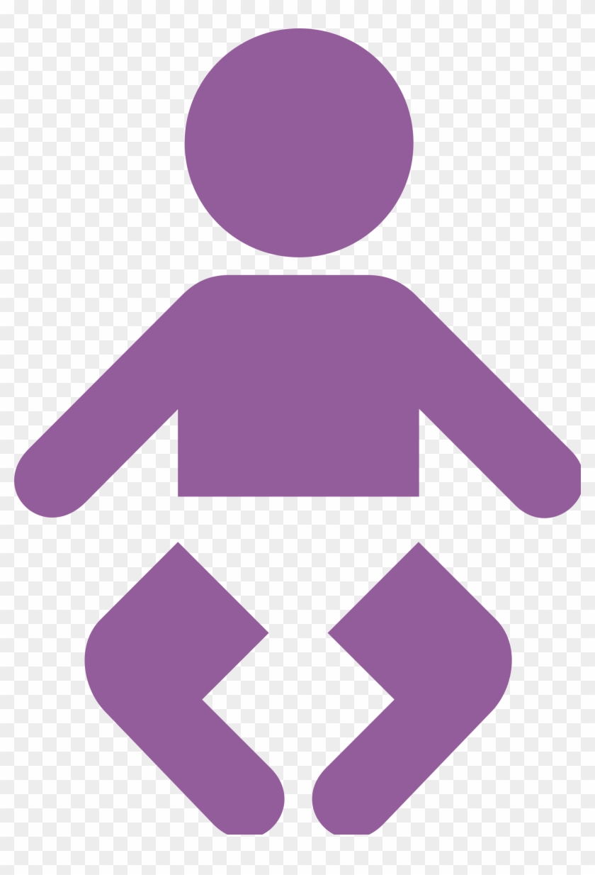 Baby Icons Cliparts 1, Buy Clip Art - Baby In Diaper Icon #591078