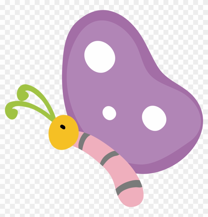 Purple Butterfly Vector - Vector Graphics #591103