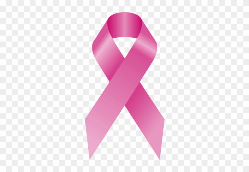 Pink Ribbon Breast Cancer Awareness 1 Inch Glass Pendant #591106