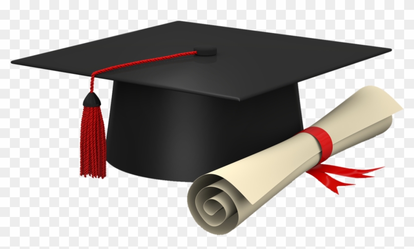 Graduation - Degree With Cap Png #591174