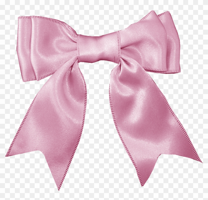 Pink Bow Ribbon Transparent Image - Pink Ribbon Bow Png #591183